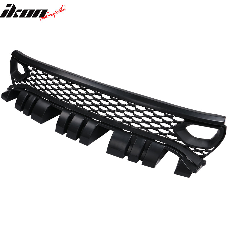 2015-2023 Dodge Charger Grill Unpainted Black Front Upper Car Grille