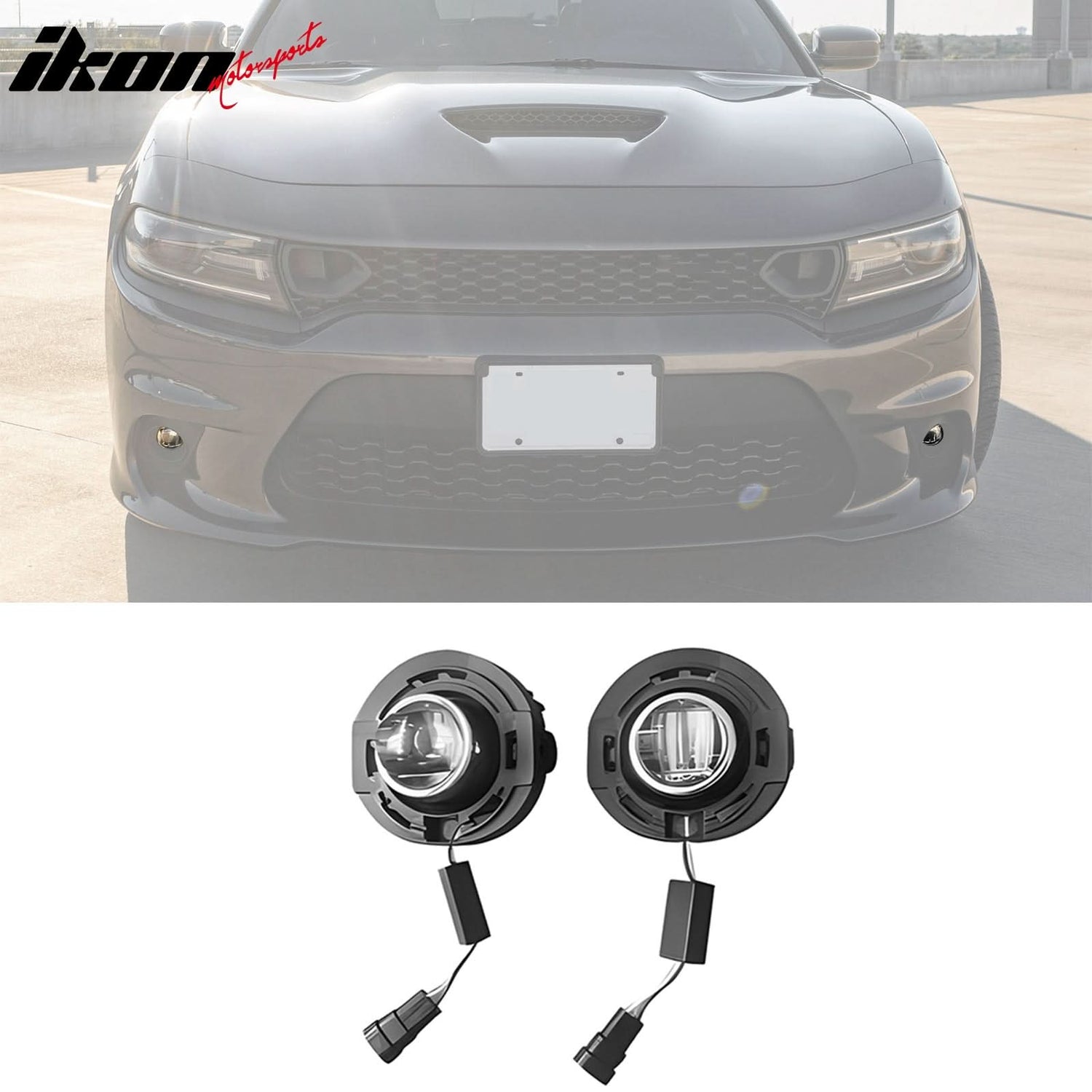 2015-2023 Dodge Charger Front Bumper Fog Lights Lamp H11 12V 55W Bulb K2 Industries 2015-2023 Dodge Charger Front Bumper Fog Lights Lamp H11 12V 55W Bulb K2 Industries