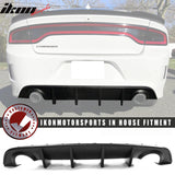 2015-2023 Dodge Charger SRT Rear Diffuser OEM Style Matte Black PP