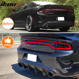 2015-2023 Dodge Charger SRT Rear Diffuser OEM Style Matte Black PP