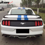 2015-2023 Ford Mustang GT350R Style Glossy Black Rear Spoiler Wing ABS