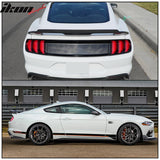2015-2023 Ford Mustang GT500 Matte Black Trunk Spoiler Gurney Flap ABS
