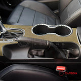 2015-2023 Mustang Reflective Carbon Fiber Center Console Overlay