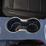 2015-2023 Mustang Reflective Carbon Fiber Center Console Overlay