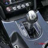 2015-2023 Mustang Reflective Carbon Fiber Center Console Overlay