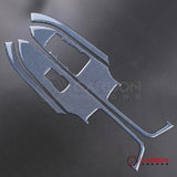Reflective Carbon Fiber Window Switch Trim Overlay for 2015–2023 Ford Mustang