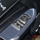 2015-2023 Mustang Reflective Carbon Fiber Window Switch Trim Overlay