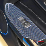 2015-2023 Mustang Reflective Carbon Fiber Window Switch Trim Overlay