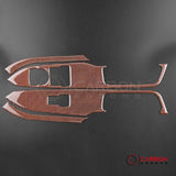 2015-2023 Mustang Reflective Carbon Fiber Window Switch Trim Overlay