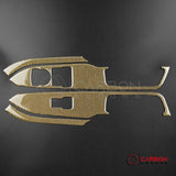 2015-2023 Mustang Reflective Carbon Fiber Window Switch Trim Overlay