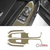 2015-2023 Mustang Reflective Carbon Fiber Window Switch Trim Overlay