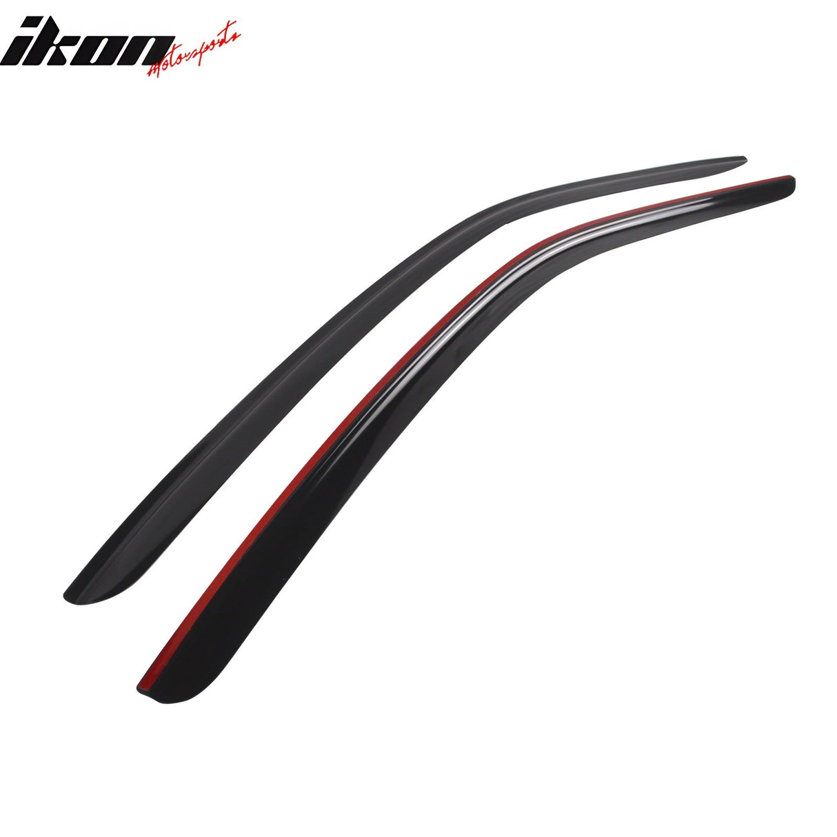 2015-2024 Ford Mustang Coupe Window Visors Slim Smoke Tinted  Acrylic