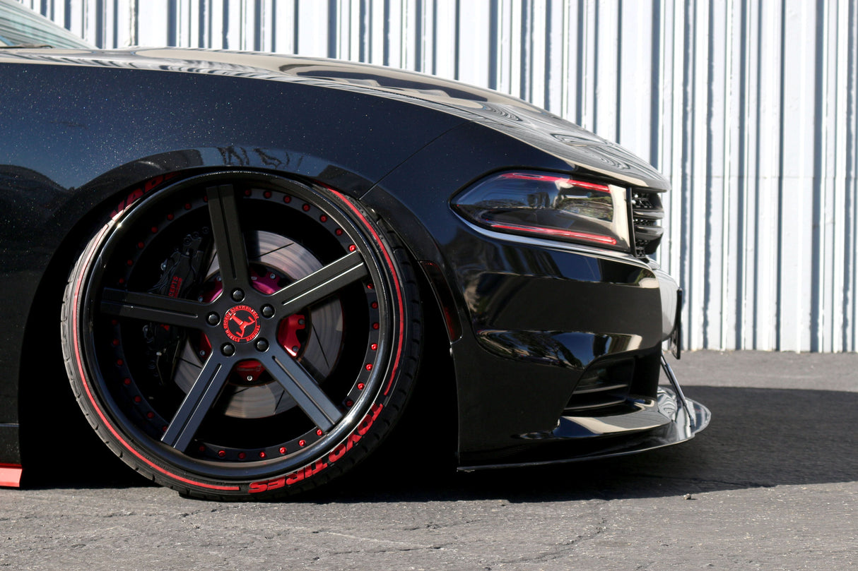 Dodge Charger RT/ SXT Carbon Fiber Front Wind Splitter 2015 - 2018