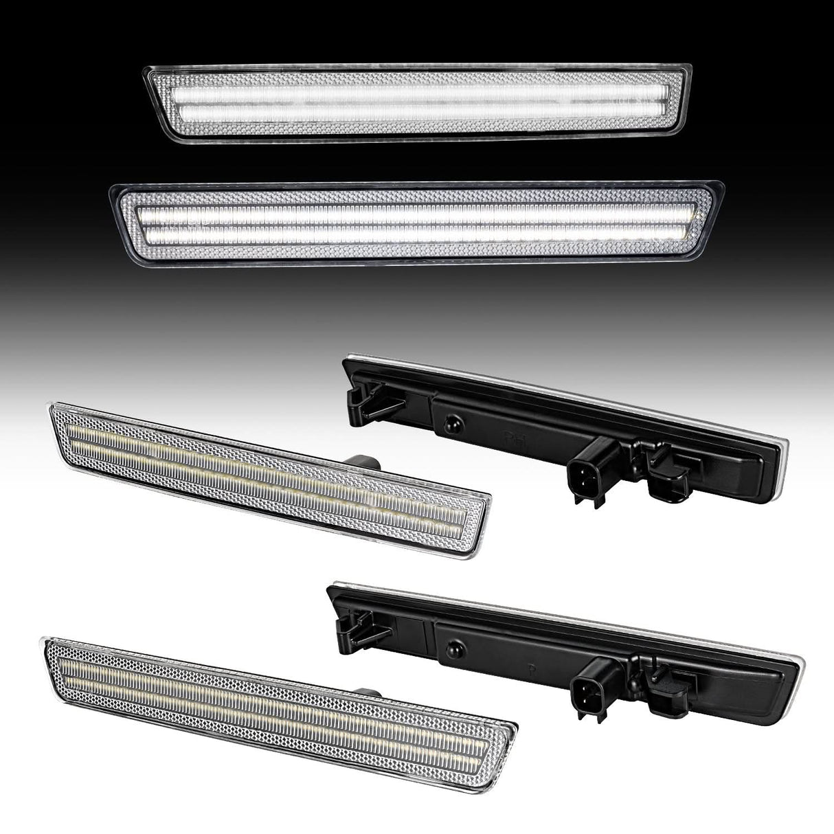 2015-2024 Dodge Challenger Clear White LED Side Markers