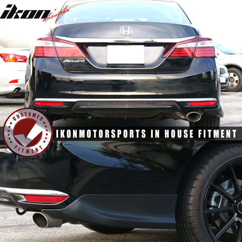 2016-2017 Honda Accord Sedan HFP Style PP Rear Lip Underbody Spoilers