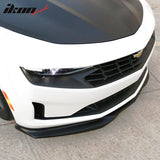 2016-2018 Chevrolet Camaro SS AC Style Black Front Bumper Lip PU