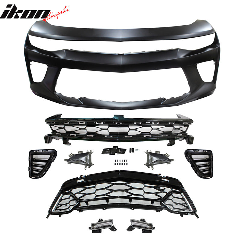 2016-2018 Chevy Camaro SS 50th Anniversary PP Front Bumper Cover W/DRL