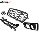2016-2018 Chevrolet Camaro ZL1 Black Front Bumper w/ Lip & Grille PP