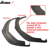 Front Bumper Lip + Side Caps for Honda Civic Coupe Sedan 2016-2018 GT