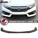 2016-2018 Honda Civic IKON GT Style Unpainted Front Lip Splitter PU