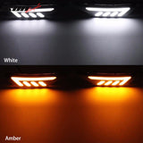 Side Marker Lights for Honda Civic 10th 2016-2018 Amber/White LED 2PCS
