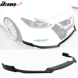 2016-2018 Nissan Maxima Unpainted Black Front Bumper Lip Splitter PU