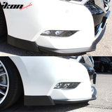 2016-2018 Nissan Maxima Unpainted Black Front Bumper Lip Splitter PU