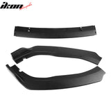 2016-2019 Chevy Cruze RS Front Lip OEM Style Unpainted Black Car Lip P