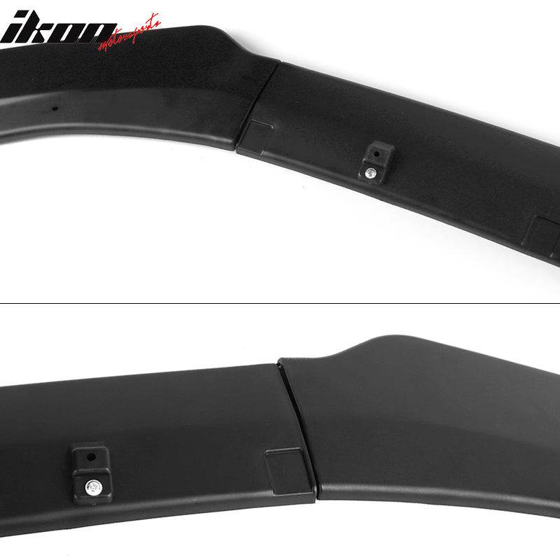 2016-2019 Chevy Cruze RS Front Lip OEM Style Unpainted Black Car Lip P