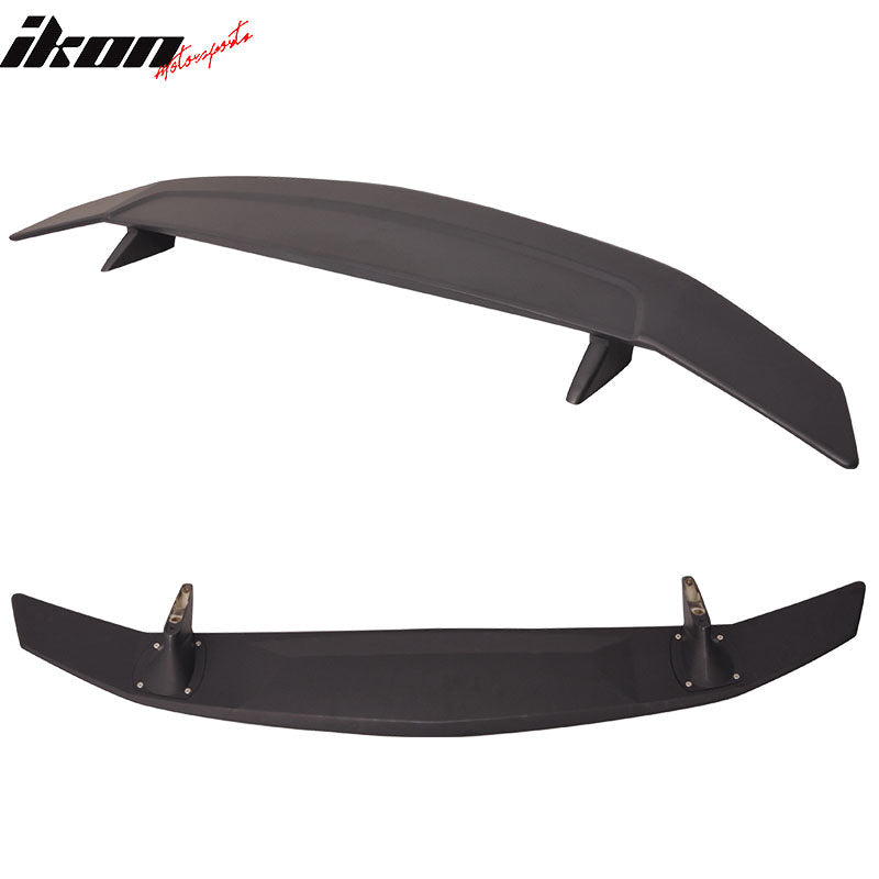 2016-2020 Honda Civic IKON Type A Primer Black Rear Spoiler Wing ABS