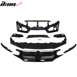 2016-2021 Honda Civic Sedan TR Style Front & Rear Bumper Cover PP