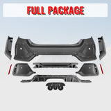 2016-2021 Honda Civic Sedan TR Style Rear Bumper Cover W/Diffuser PP