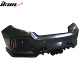 2016-2021 Honda Civic Sedan Type-R Black Rear Bumper Fender Flares PP