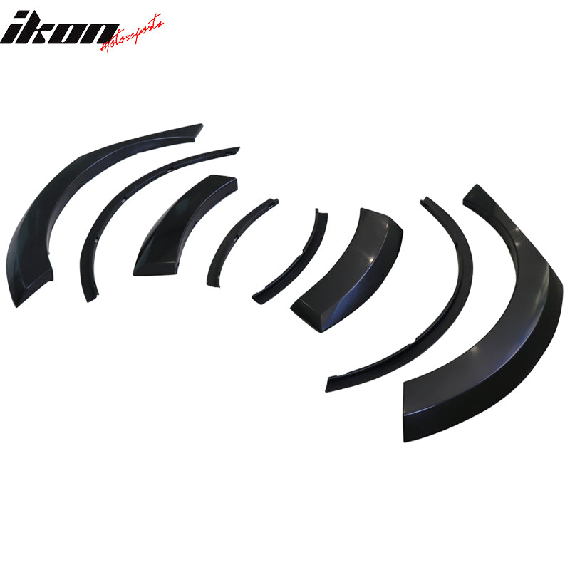 2016-2021 Honda Civic Sedan Type-R Black Rear Bumper Fender Flares PP