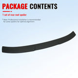 2016-2021 Honda Civic Sedan JDM Style Roof Spoiler Lip Matte Black ABS