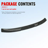 2016-2021 Honda Civic Sedan JDM Style Roof Spoiler Carbon Fiber Print