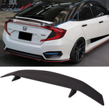 2016-2021 Honda Civic IKON Type A Primer Black Rear Spoiler Wing ABS