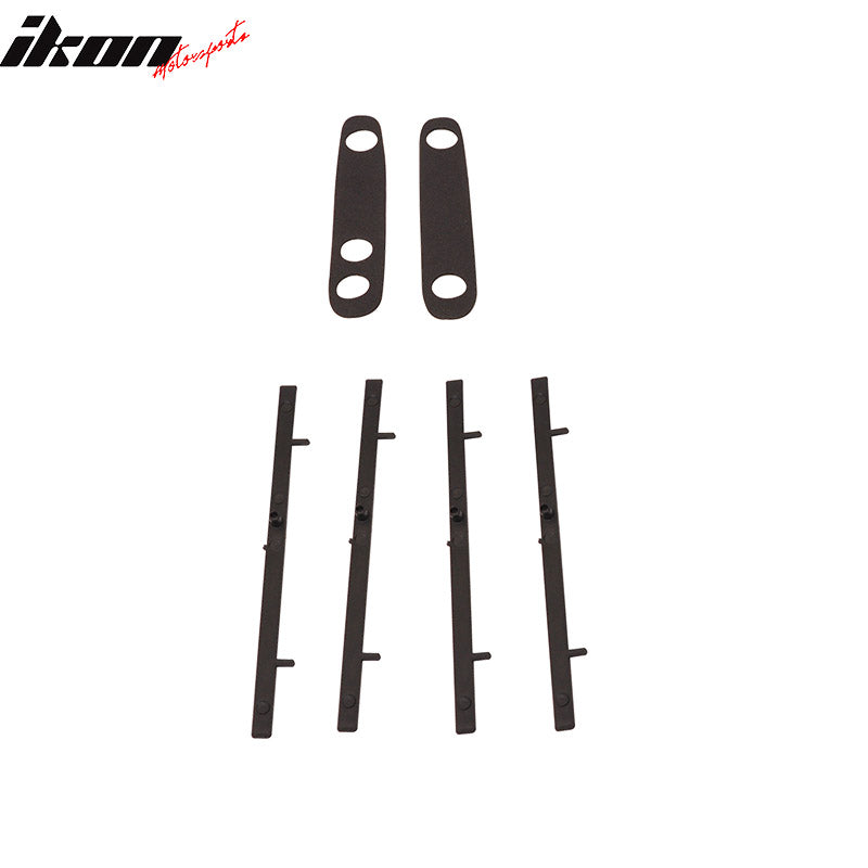 2016-2021 Honda Civic IKON Type A Primer Black Rear Spoiler Wing ABS