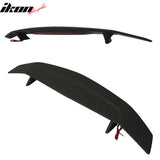 2016-2021 Honda Civic Sedan IKON Style Matte Black Rear Spoiler Wing