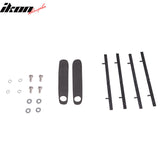 2016-2021 Honda Civic Sedan IKON Style Matte Black Rear Spoiler Wing