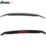 2016-2021 Honda Civic RS SI Crystal Black Pearl Rear Spoiler Wing ABS