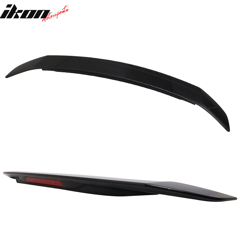 2016-2021 Honda Civic RS SI Crystal Black Pearl Rear Spoiler Wing ABS