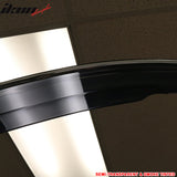 2016-2021 Honda Civic Sedan Smoke Chrome Mugen Window Visors Acylic
