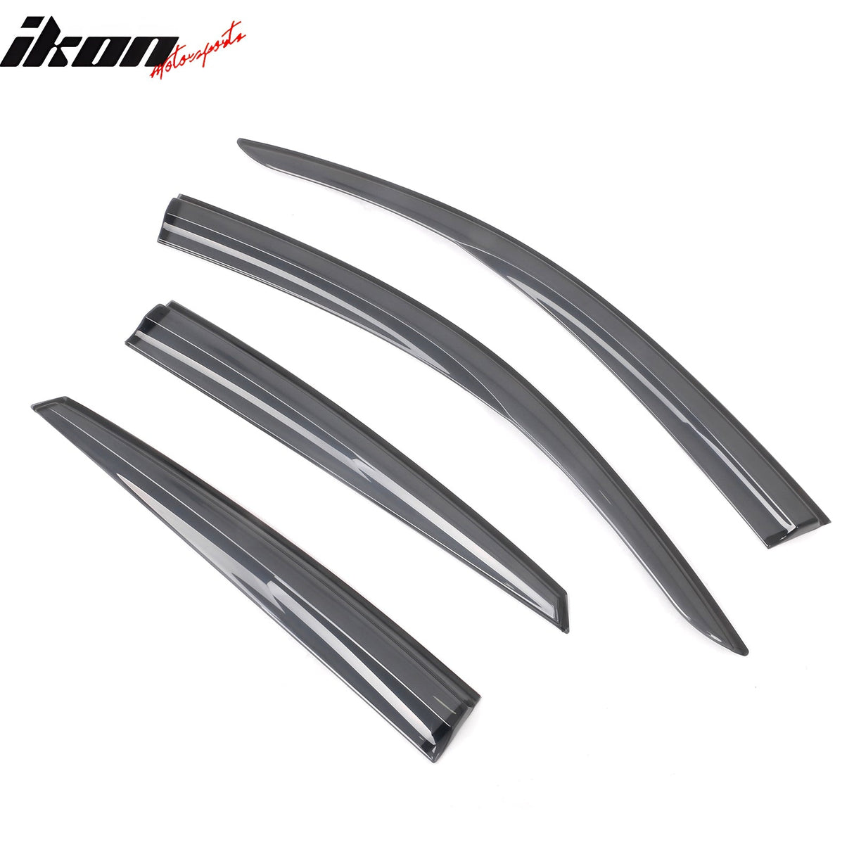 2016-2021 Honda Civic Sedan Transparent Smoke Window Visors Acrylic