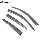2016-2021 Honda Civic Sedan Transparent Smoke Window Visors Acrylic