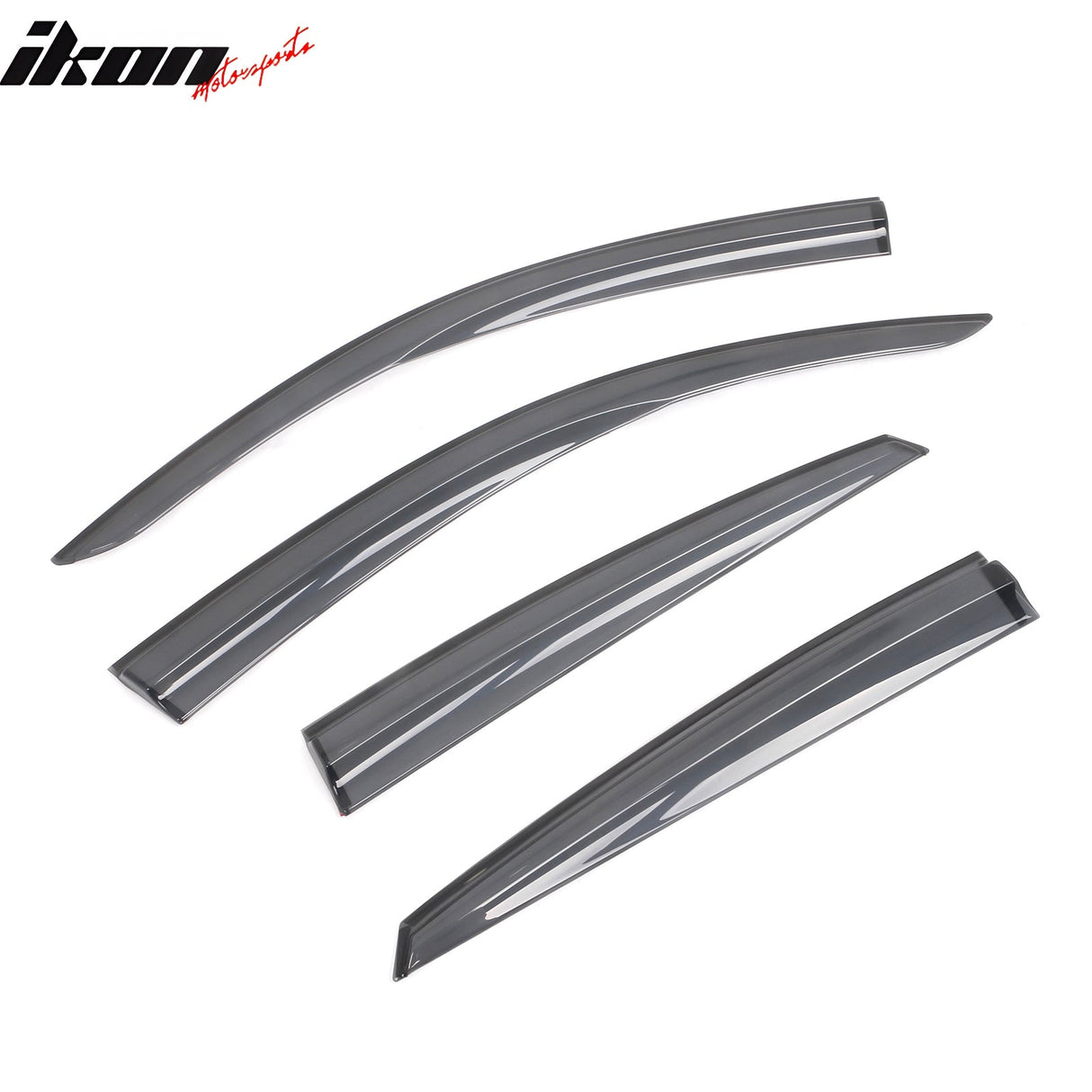 2016-2021 Honda Civic Sedan Transparent Smoke Window Visors Acrylic