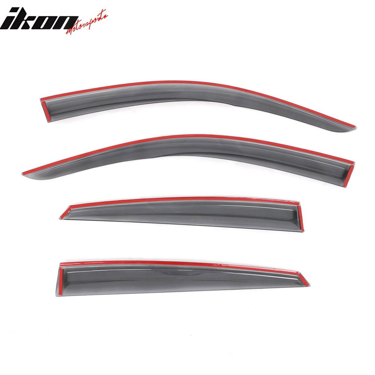 2016-2021 Honda Civic Sedan Transparent Smoke Window Visors Acrylic