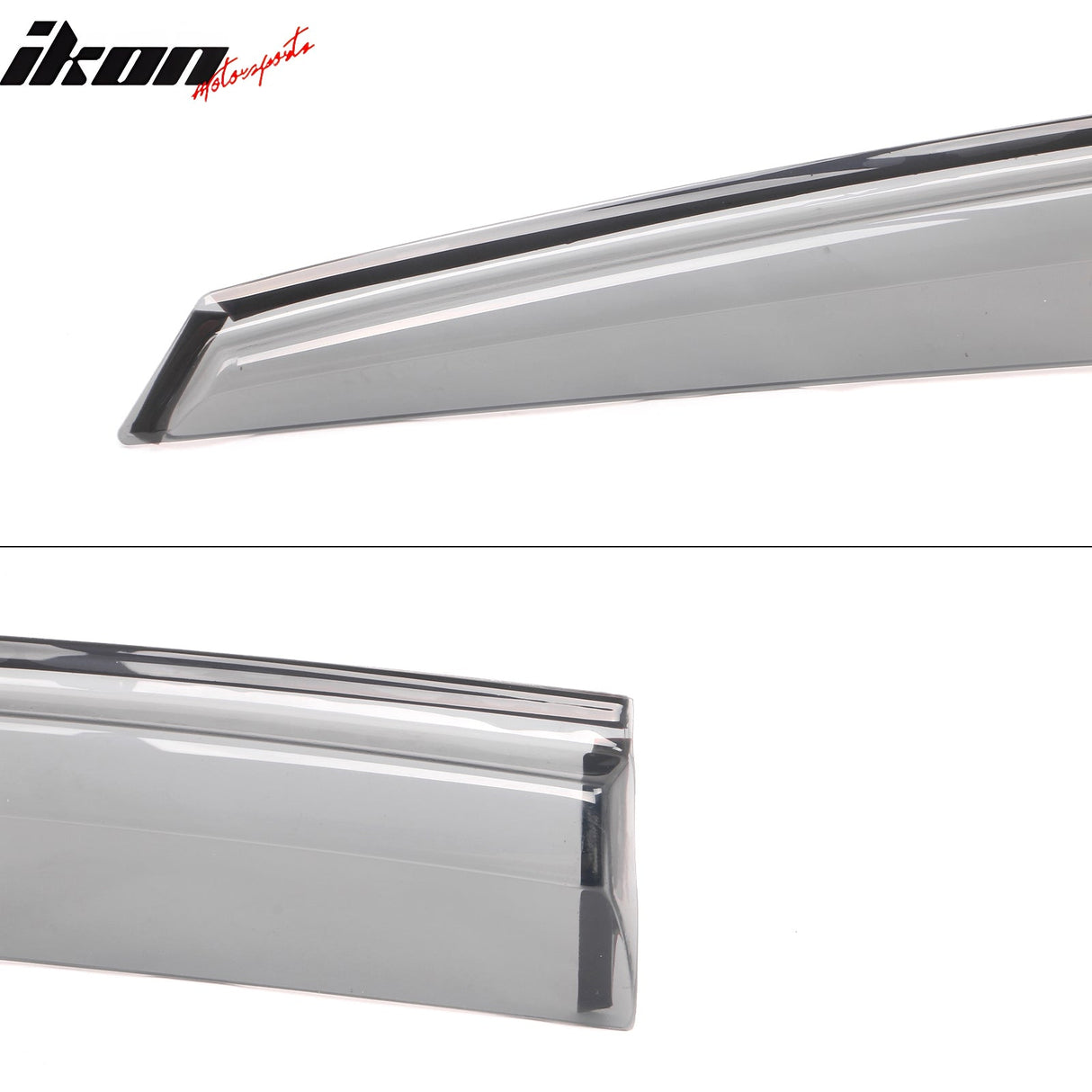 2016-2021 Honda Civic Sedan Transparent Smoke Window Visors Acrylic