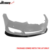 2016-2021 Tesla Model S MDA Style Unpainted Black Front Bumper Lip PU