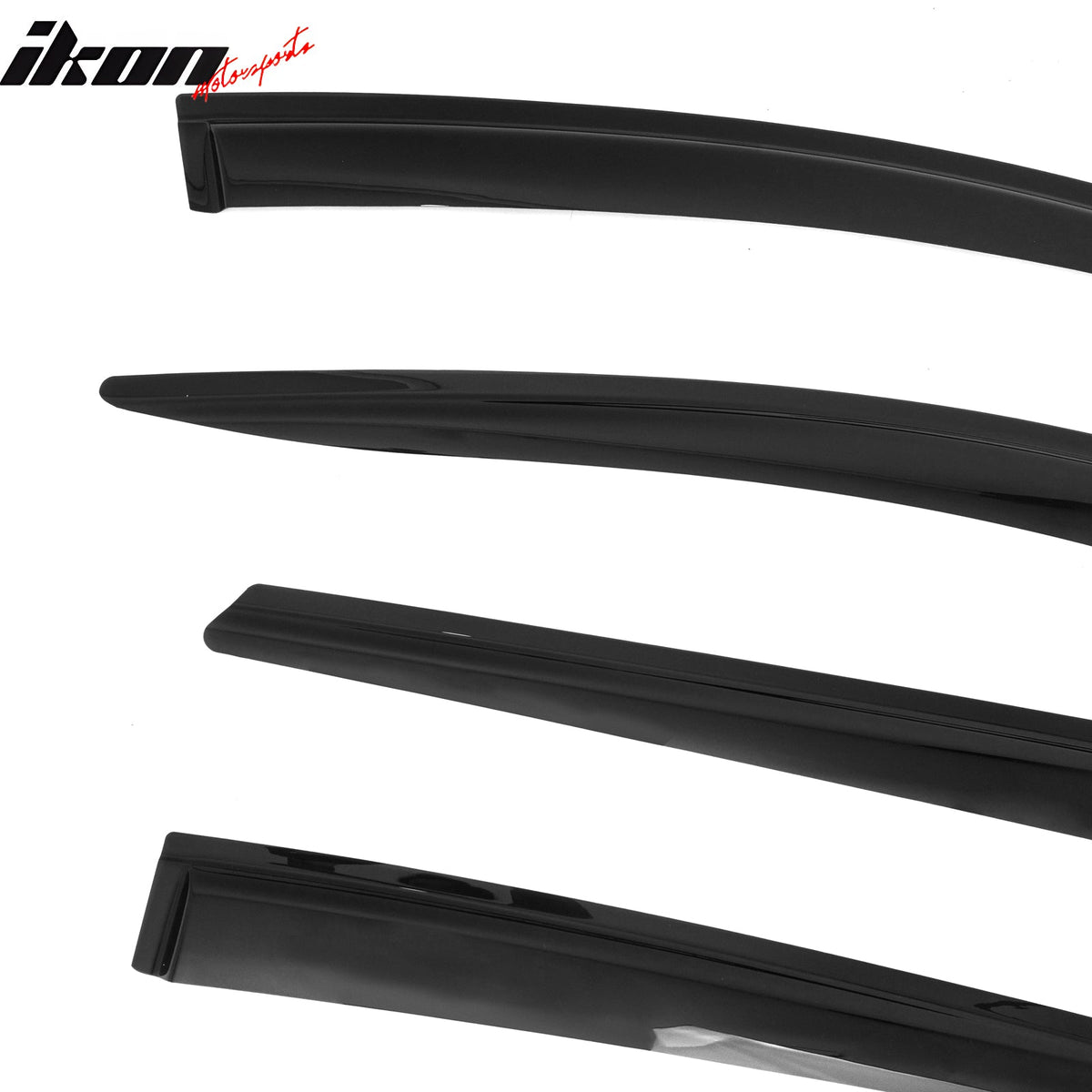 2016-2022 Toyota Prius& 2017-2022 Prius Prime Hatchback Window Visors Smoke Acrylic Rain Sun Deflectors Guard 4PCS Set